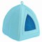 Pet Adobe Pet Adobe Plush Cuddle Cave, Igloo House to Sleep/Play, Removable Cushion for Small Dogs, Cats, Blue 869751NAL - alternate 6